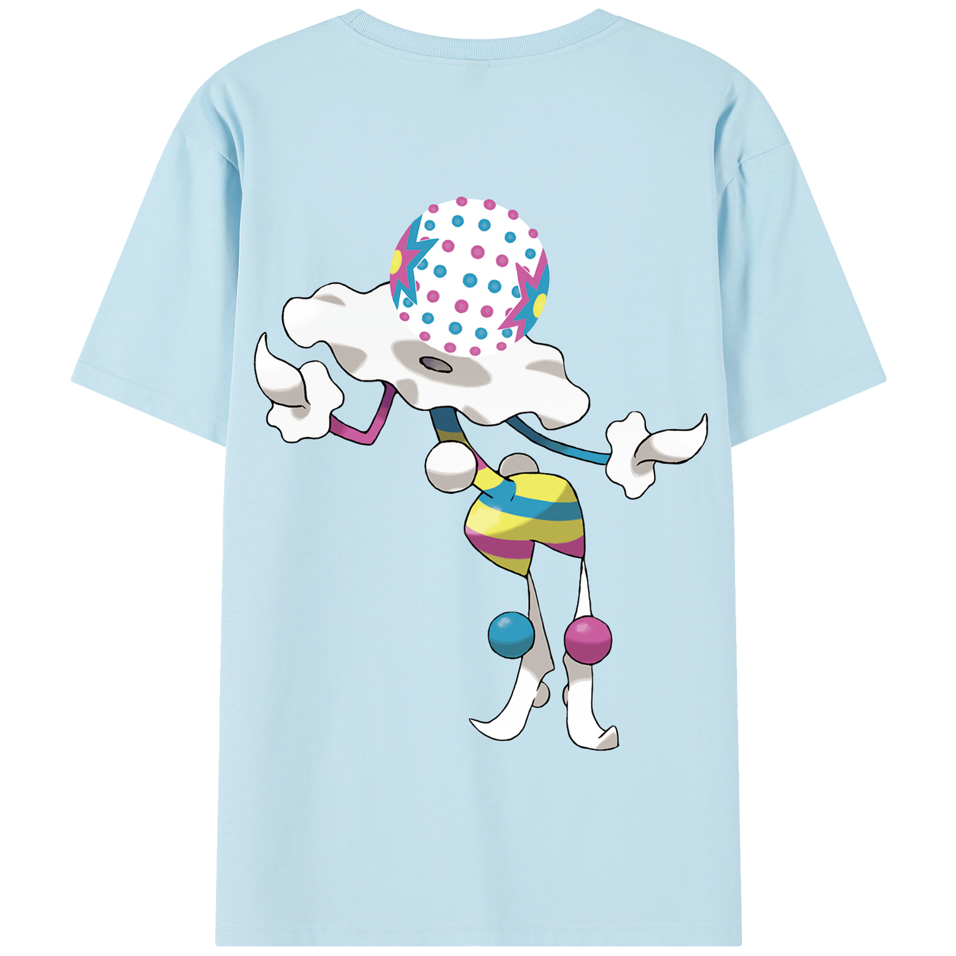 （画像用） ポケットモンスター Pokémon 綿100％半袖Tシャツ（背面プリント）